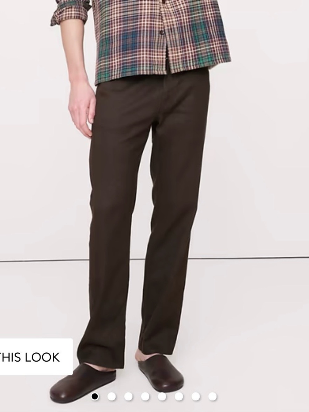 Men's Brown Banana Republic Traveller Pant